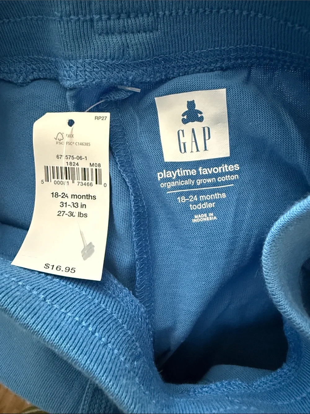 GAP Royal Blue Pull-On Knit Shorts